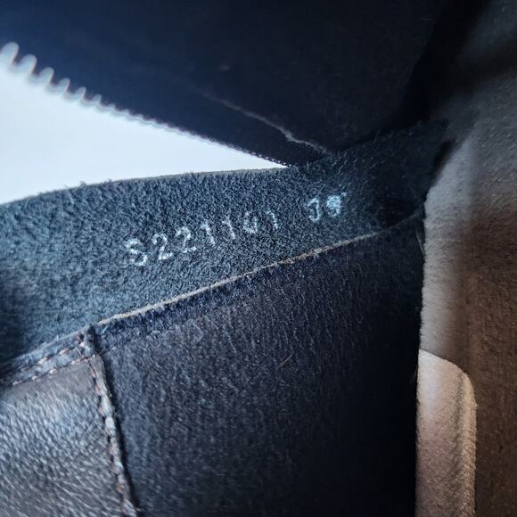 NAOT Helm Boots Womens Size 39 EU 8.5 US Black Raven Leather Suede Ankle Booties - Picture 14 of 14